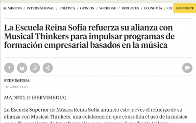La Vanguardia: Una alianza que reinventa la formación empresarial a través de la música