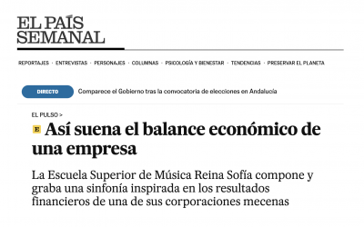 El País: Cuando los resultados empresariales se convierten en música
